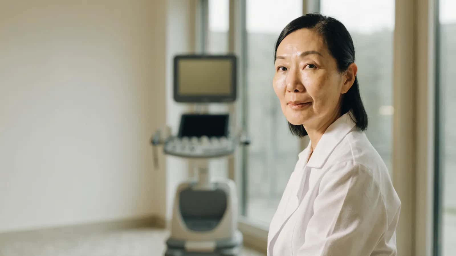 Experienced OB-GYN physician in a private women's health clinic